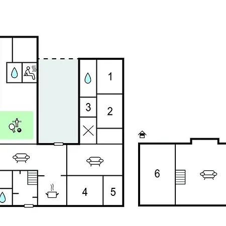 Дом отдыха 6 Bedroom Stunning In